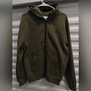 Nike Men's Dri FIt Air Jordan Sport Hoop Fleece Full Zip Hoodie Size S